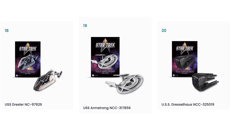 Fanhome Announces New Star Trek Starship Models